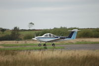 G-BSOT @ EGFH - Departing Runway 22 - by Roger Winser