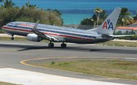 N953AN @ TNCM - American N953AN landing at TNCM