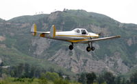 N99711 @ SZP - 1946 ERCO ERCOUPE 415-D, Continental O-200 100 Hp upgrade, takeoff climb Rwy 22 - by Doug Robertson