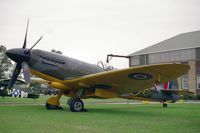 PS915 @ EGXC - Supermarine 389 Spitfire PR19. From the RAF's Battle of Britain Memorial Flight at RAF Coningsby's Photocall 94. - by Malcolm Clarke