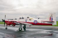 ZF483 @ EGXW - Short S-312 Tucano T1. Flown by RAF No 1 FTS based at Linton-on-Ouse and seen at RAF Waddington's Photocall 94. - by Malcolm Clarke