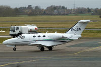 G-LEAI @ EGBJ - Cessna Citation Mustang [510-0052] Staverton~G 19/03/2010.