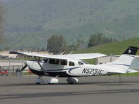 N5231C @ POC - Parked in transient parking - by Helicopterfriend