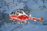 HB-XOE - at Lauberhorn - by Elisabeth Klimesch