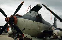 51 @ GREENHAM - Another view of the 4 Flotille Breguet Alize in the static park at the 1977 Intnl Air Tattoo at RAF Greenham Common. - by Peter Nicholson