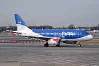 G-DBCC @ EGLL - Airbus A319-131 taxiing to stand at London's Heathrow Airport in 2009. - by Malcolm Clarke