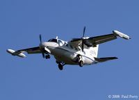 N222FA @ PVG - Very short final at PVG - by Paul Perry