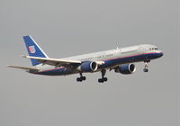 N541UA @ KLAX - United Airlines Boeing 757-222, 7R approach KLAX. - by Mark Kalfas