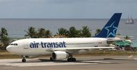 C-FDAT @ TNCM - Air transat at the lines runway 10 - by Daniel Jef