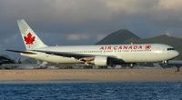 C-GSCA @ TNCM - Air Canada at the tresh hold runway 10 TNCM - by Daniel Jef