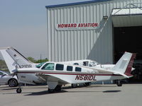 N581DL @ POC - Parked at Howard Aviation - by Helicopterfriend