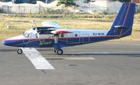 PJ-WIH @ TNCM - Winair PJ-WIH first at the lines for the day