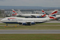 G-BNLG @ EGLL - British Airways 747-400 - by Andy Graf-VAP