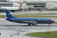 G-OBMM @ EGLL - BMI 737-400 - by Andy Graf-VAP