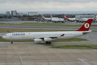 TC-JDL @ EGLL - Turkish Airlines A340-300 - by Andy Graf-VAP