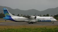 F-OIJH @ TNCM - Air Caraibes taxing to the tresh hold at TNCM - by Daniel Jef