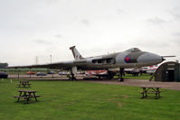 XM594 @ WINTHORPE - Avro 698 Vulcan B2 at Newark Air Museum, Winthorpe, UK in 1993. - by Malcolm Clarke