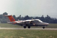 1132 @ GREENHAM - Austrian Air Force display team Saab 105OE at the 1977 Intnl Air Tattoo at RAF Greenham Common. - by Peter Nicholson