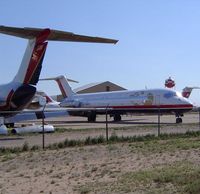 N992Z @ KROW - Ex-TWA/OZark at Roswell, NM.