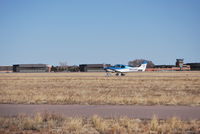 N825SR @ COS - taxiing on Alpha for takeoff on 17R - by globemaster3