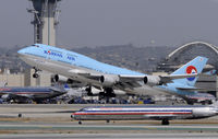 HL7491 @ KLAX - Departing LAX - by Todd Royer