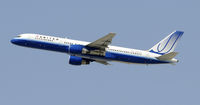 N505UA @ KLAX - Departing LAX - by Todd Royer