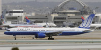 N505UA @ KLAX - Taxi at LAX - by Todd Royer