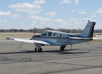 N843AH @ KSTC - Beech A36 Bonanza sitting at the corner of the ramp. - by Kreg Anderson