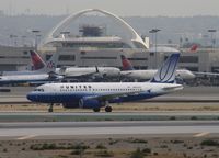 N807UA @ KLAX - Airbus A319