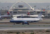 N460UA @ KLAX - Airbus A320