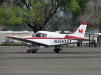 N5005T @ POC - Parked in transient parking - by Helicopterfriend