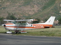 N12239 @ RIR - Parked and tied down - by Helicopterfriend