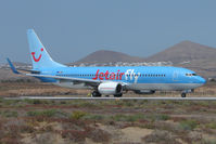 OO-JAF @ GCRR - Jetair Belgium B737 at Arrecife , Lanzarote in March 2010 - by Terry Fletcher