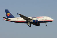 D-AHIN @ GCRR - Hamburg International A319 at Arrecife , Lanzarote in March 2010 - by Terry Fletcher