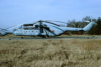 01 - Soviet AF Mi-6 Hook, assigned to 239 GvOVP, at its' parking spot at Oranienburg AB, Germany - by Nicpix Aviation Press/Erik op den Dries