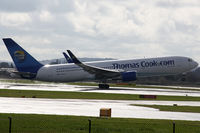 G-TCCA @ EGCC - Thomas Cook Airlines Boeing 767-31K(ER) - by Peter Baireder