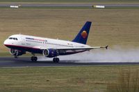 D-AHIM @ EDDR - departing a wet runway - by Friedrich Becker
