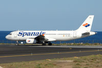 EC-JNC @ GCRR - Spanair A320 at Arrecife , Lanzarote in March 2010
