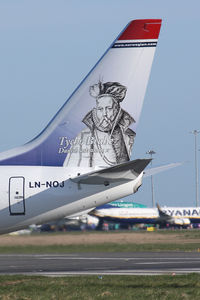 LN-NOJ @ EIDW - Tail Shot