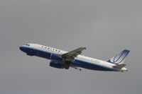 N460UA @ KLAX - Airbus A320