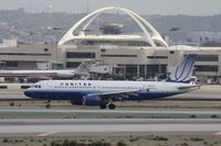 N485UA @ KLAX - Airbus A320