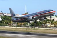 N953AN @ TNCM - American airlines N953AN departing TNCM runway 28