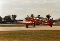 G-ACSS @ MHZ - Another view of the winner of the 1934 Mildenhall to Melbourne Victoria Centenary Air Race seen on the Race's 50th anniversary at the 1989 Mildenhall Air Fete. - by Peter Nicholson