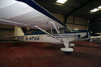 G-APUW @ TIBENHAM - Hangered at Tibenham