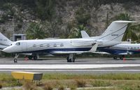 N380AC @ TNCM - N380AC park at the cargo ramp at TNCM - by Daniel Jef
