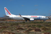 EC-JNF @ GCRR - Air Europa B737 at Arrecife , Lanzarote in March 2010