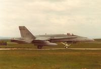 188750 @ EGQS - CF-18A Hornet of 1 Canadian Air Division at RAF Lossiemouth in May 1989. - by Peter Nicholson