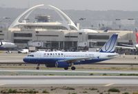 N807UA @ KLAX - Airbus A319