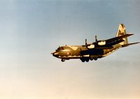 CH-05 @ EGQS - C-130H Hercules, callsign Belgian Air Force 662, of 20 Squadron at RAF Lossiemouth in September 1991. - by Peter Nicholson