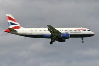 G-BUSF @ EGNT - Airbus A320-111 on approach to Rwy 07 at Newcastle Airport in 2006. - by Malcolm Clarke